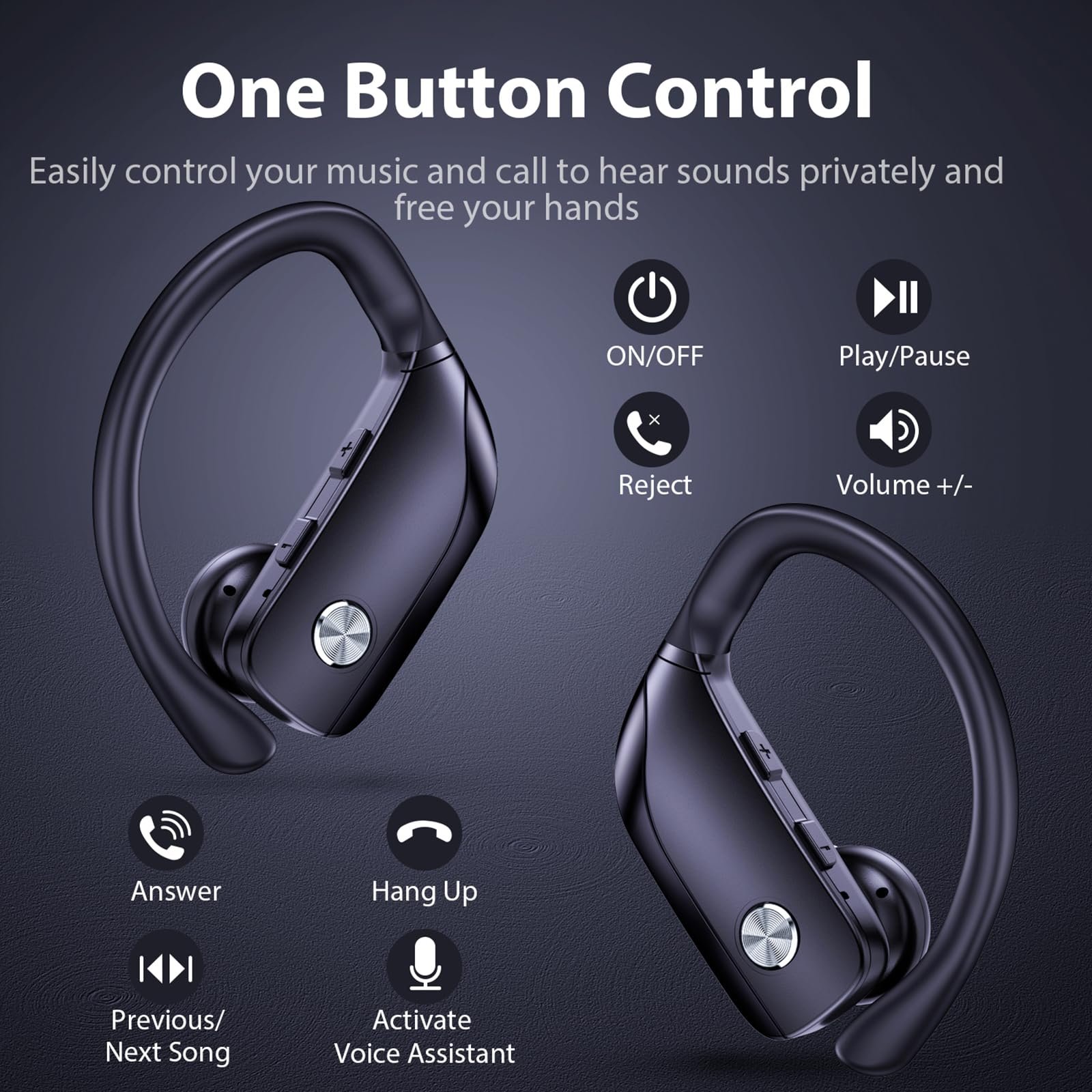 Alibaba online shopping website T16 tws Ear hook noise cancelling celulares hifi headphones wireless bluetooth earphone earbuds