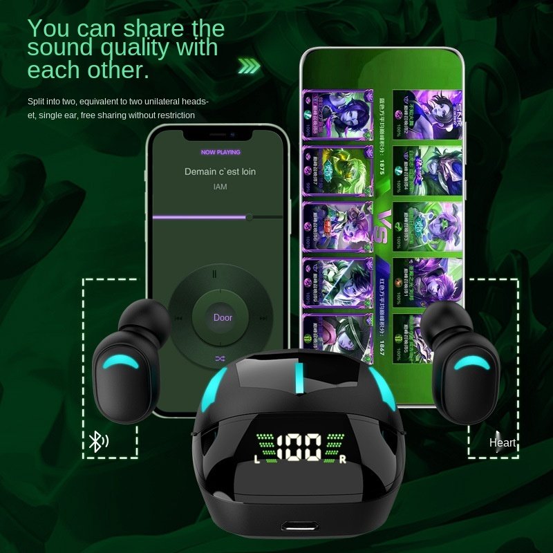 Hot Selling LED Display TWS Earbuds Bt 5.1 Wireless Hifi Stereo Earphone Audifono G7s Auriculares Waterproof In Ear Headsets