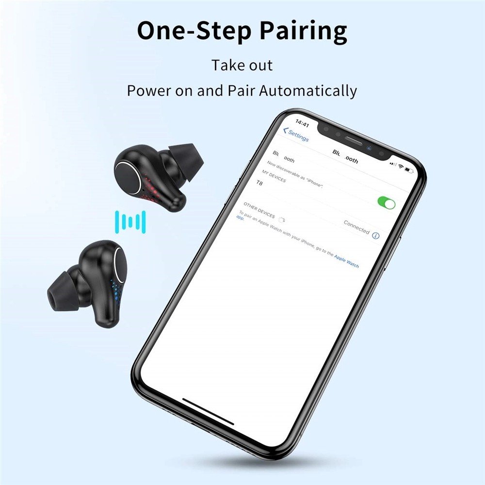 Y30 5.0 Wireless Earphones 4D Stereo Sound Intelligent Noise Cancelling Gaming Headset TWS S4 Mini Earbuds