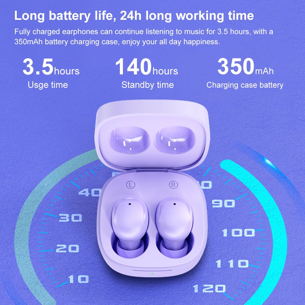 Factory Wholesale TWS HiFi Stereo Mini Earbuds In Ear Wireless Earphones Bluetooth V5.3 Sport Headphones Noise Cancelling Earbud