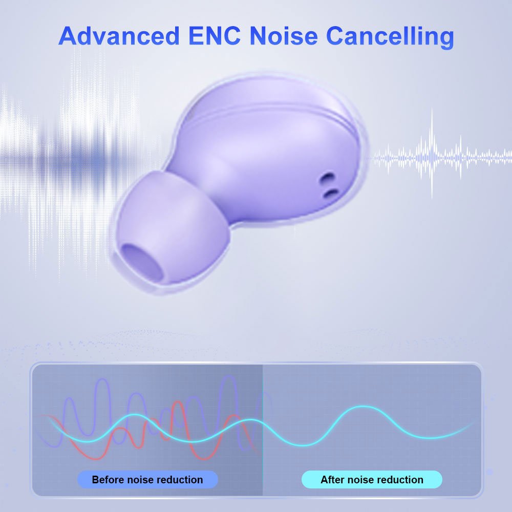 Factory Wholesale TWS HiFi Stereo Mini Earbuds In Ear Wireless Earphones Bluetooth V5.3 Sport Headphones Noise Cancelling Earbud