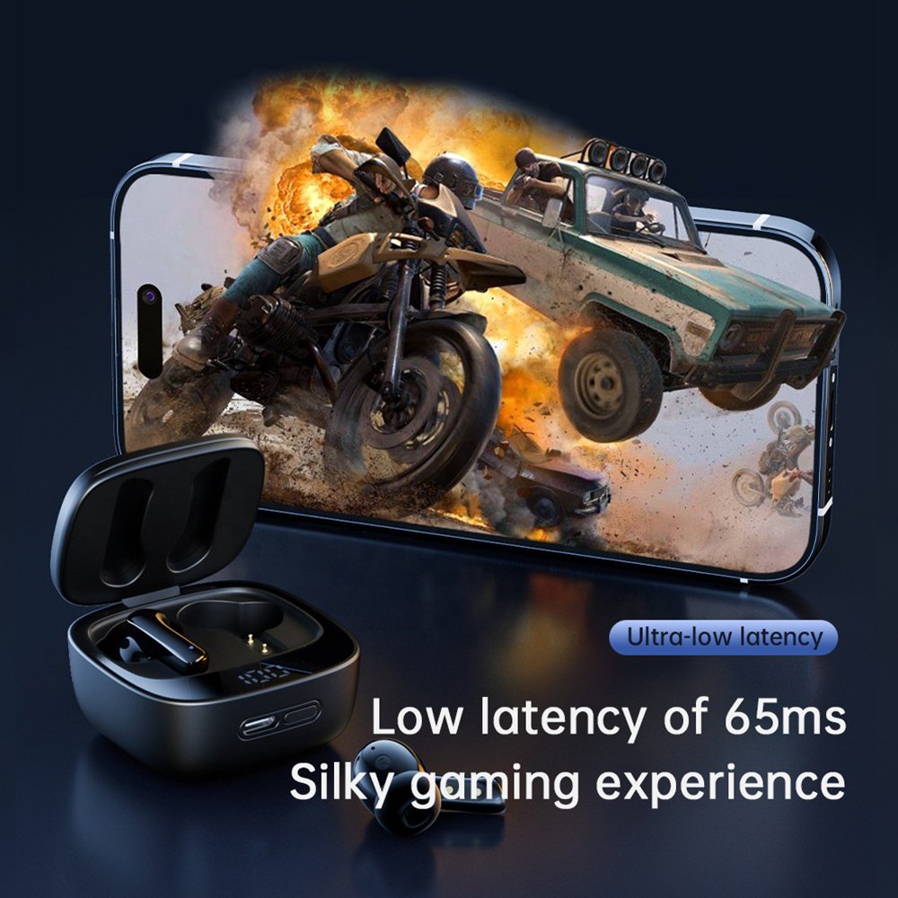 XY-16 TWS Wireless Earbuds Bluetooth V5.3 Over-Ear Headphones Call ANC ENC Noise Reduction Earphones Wireless Gaming Earbuds