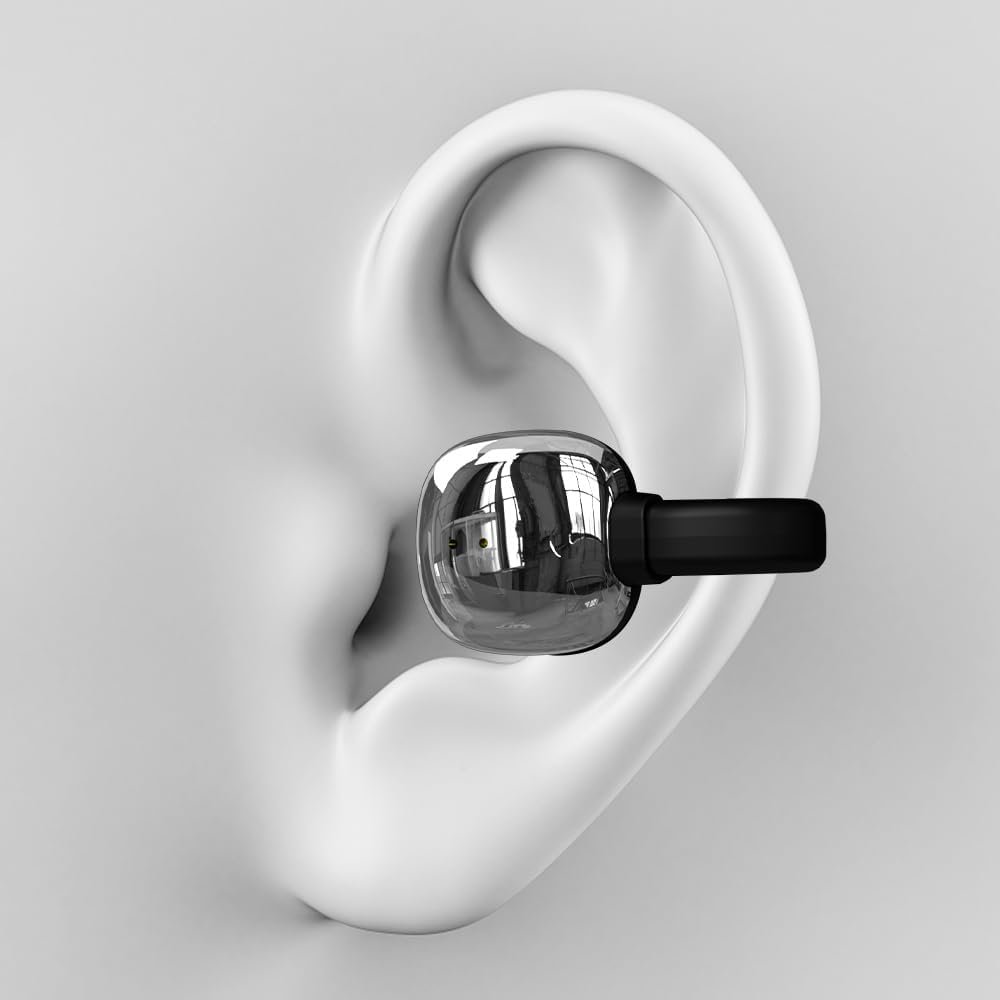 Advanced wireless earphones new clip on earphones with ear pads 2024 5.3 noise reduction 4HD microphone waterproof
