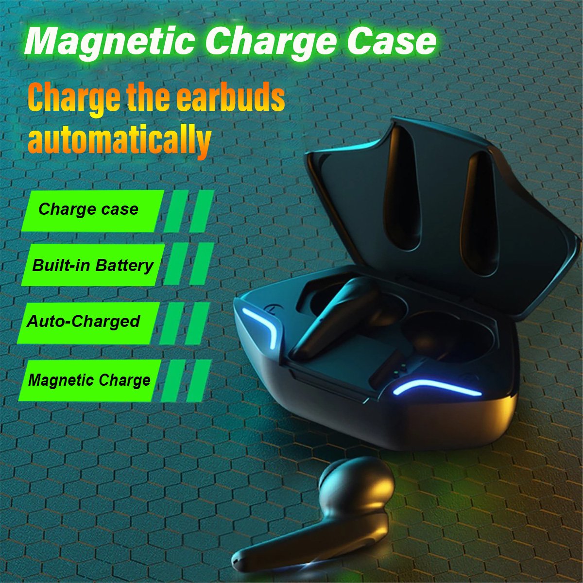 Xiaomi G11 TWS Bluetooth Earphones with Mic Noise Cancelling Earbuds Gaming Music Headset Wireless Headphones for All LED In-ear