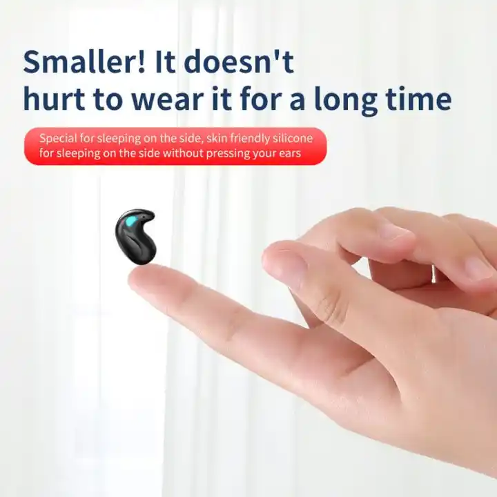X55 360 Lossless Sound Effects Music Earphones Are Thin And Light, Invisible In-Ear Sleep Earbuds Are Only 1cm Thick