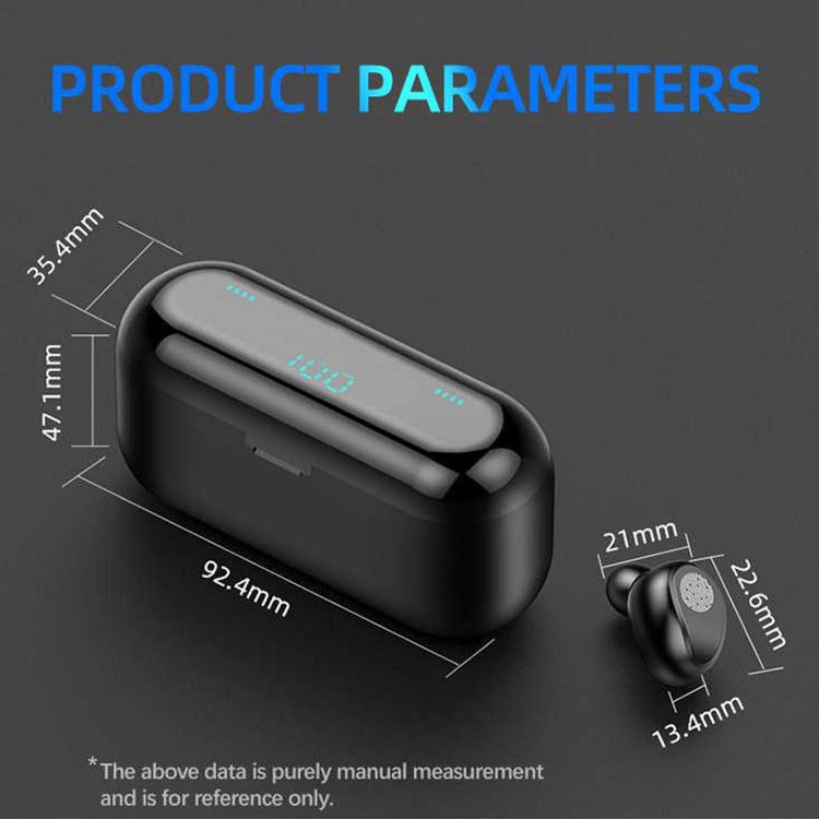 Cheap Big Battery Capacity BT Truely Wireless TWS Earbuds ear buds earphones headphones with power bank charger