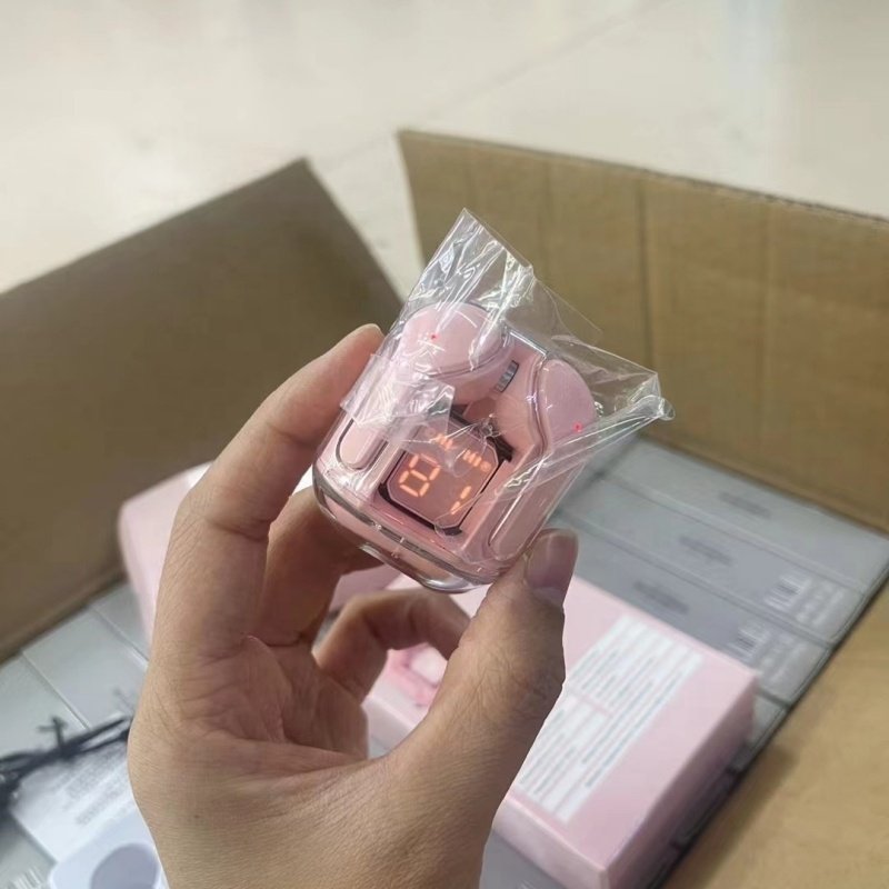 2024 Tws Audifonos Transparent True Wireless Headset Crystal Charging Box Gaming Earbuds HIFI Air31 Earphone Air 31 Headphone