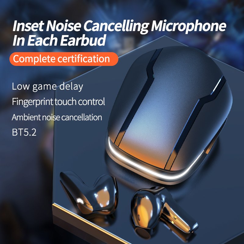 F69 Mini TWS Wireless BT Earphone 5.2 Stereo Earbuds Headset With Charging Box For All Smart Phone Noise Cancelling HD Calls