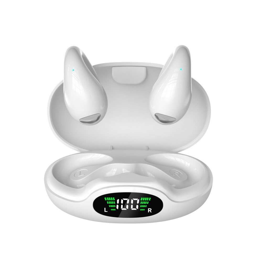 OWS clip on wireless Bluetooth earphones that do not enter the ear exercise ear clip on and do not harm the ear