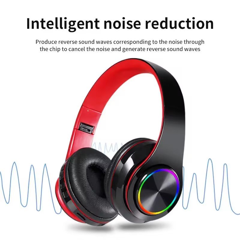 B39 Wireless Headphones Stereo v5.2 Headset Foldable Sport Earphone Noise Cancelling Foldable Headphone