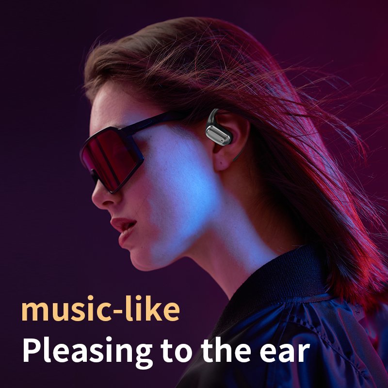 Ultra long life color screen ANC noise cancelling wireless earphones customized new Blue tooth in-ear earphones
