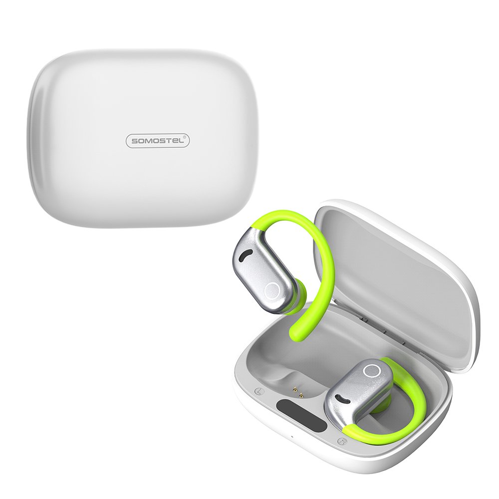 SOMOSTEL Noise Cancelling TWS Earphones & Headphones SMS-J40 BT5.4 Wireless Earphone Earhook Auriculares Inalambricos Audifonos