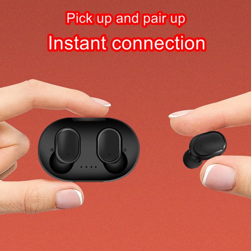 Hot Sale Mini Wireless Earphones A6S vs MI Airdots Earbuds BT 5.0 TWS Headsets Noise Cancelling waterproof earbuds