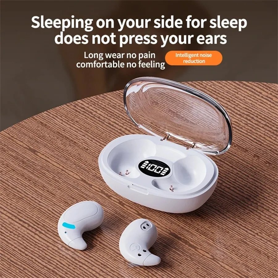 Top M96 Bt 5.3 Wireless Earphones Sports Sleeping TWS Wireless Headphones Earbuds with Mic In ear Mini Headset For Smart phone