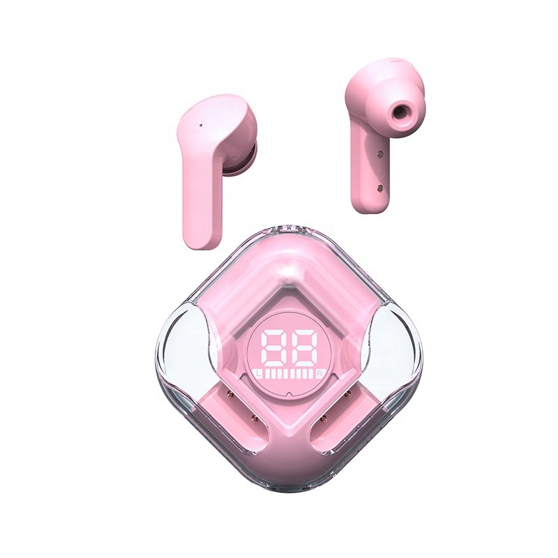 Mini Crystal Wireless In-Ear Gaming Earbuds A15 Air37 Air31 TM12 TWS Waterproof with LED Battery Indicator