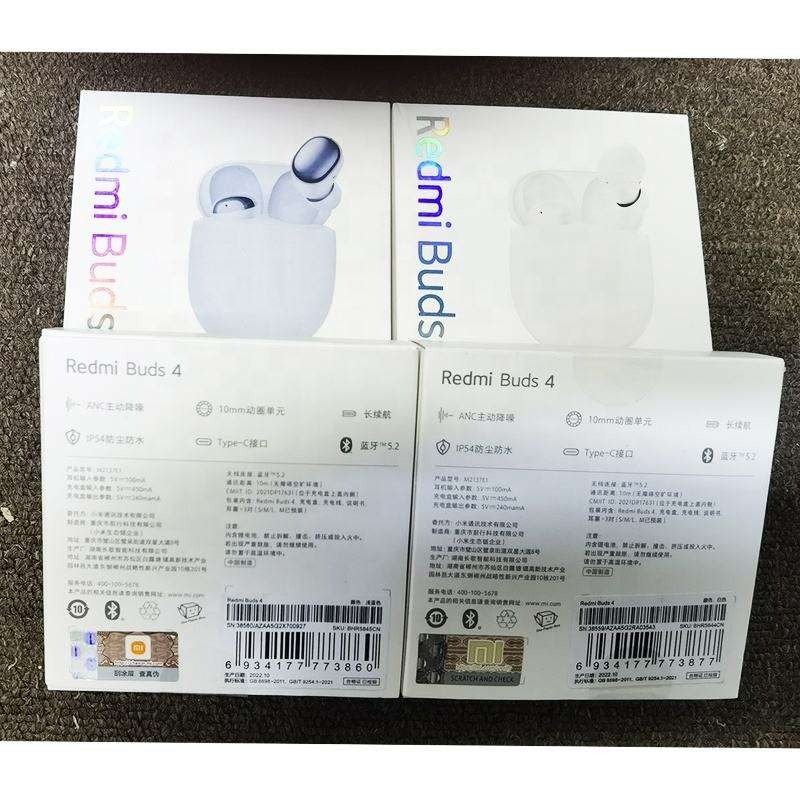 Global version xiaomi redmi buds 4 anc Active Noise Cancellation earbuds Sports waterproof gaming tws wireless mi earphone