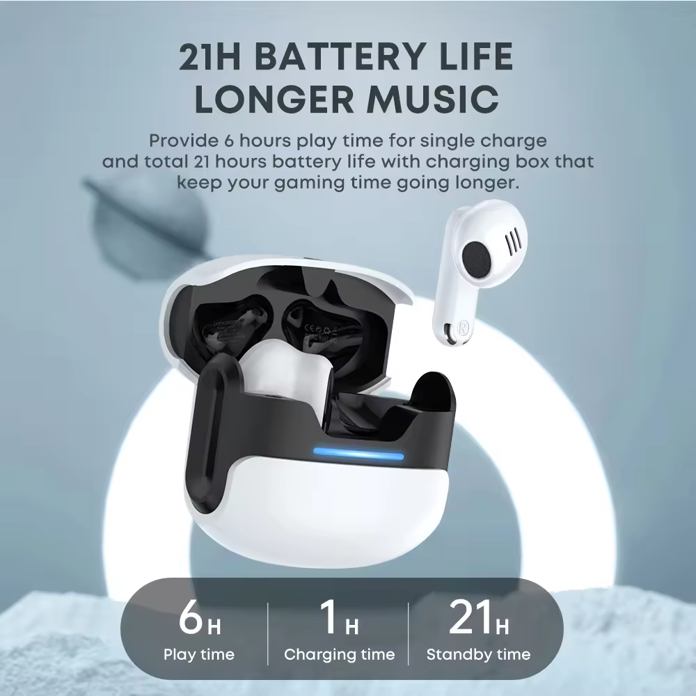 Langsdom TG11 Wireless TWS Earbuds BT 5.3 Wireless Earphones &Headphone Theta Gaming In-ear earbuds Headphone