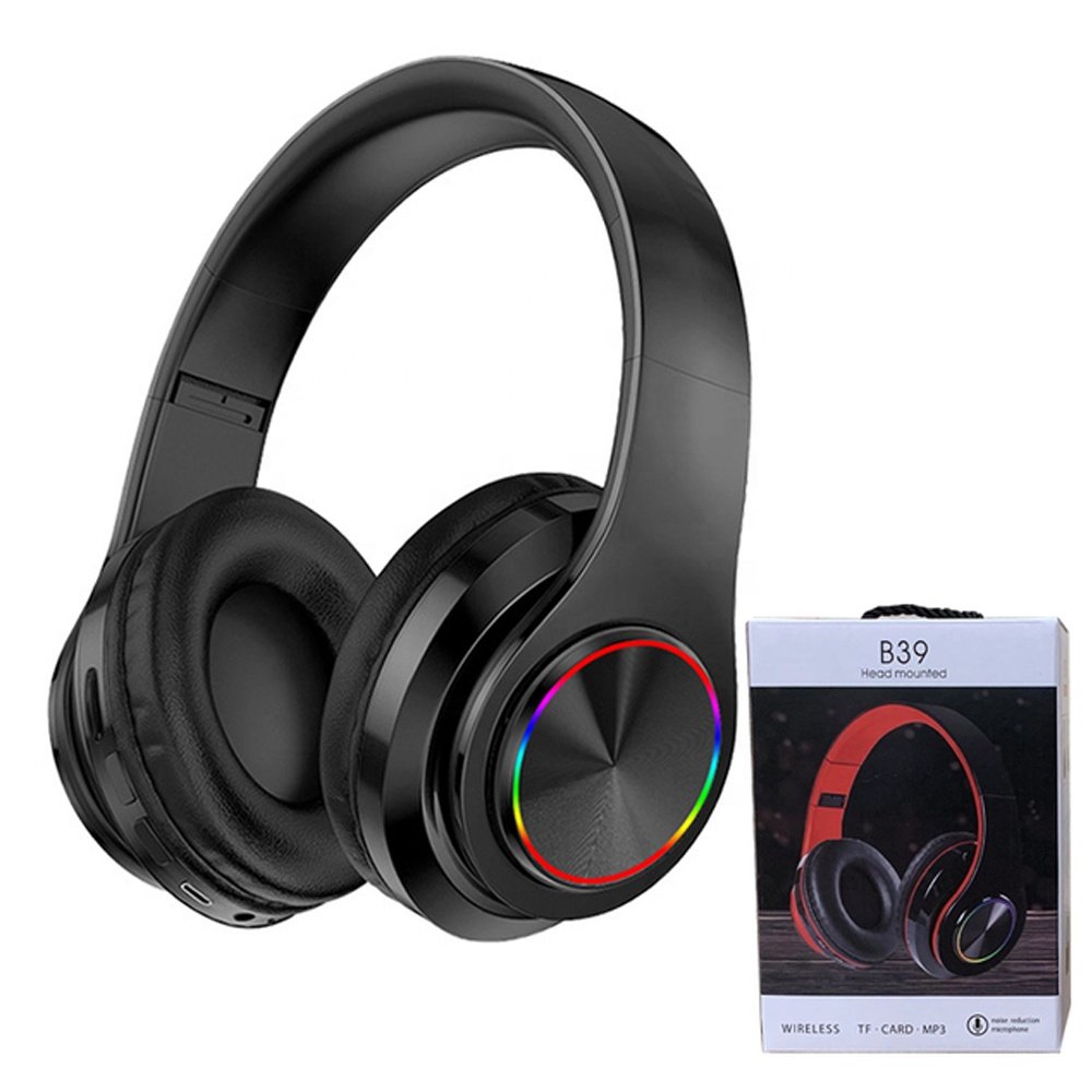 B39 Wireless Bluetooth Headphones With Mic Noise Cancelling Headsets Stereo Sound Earphones Sports Gaming Headphones Supports TF