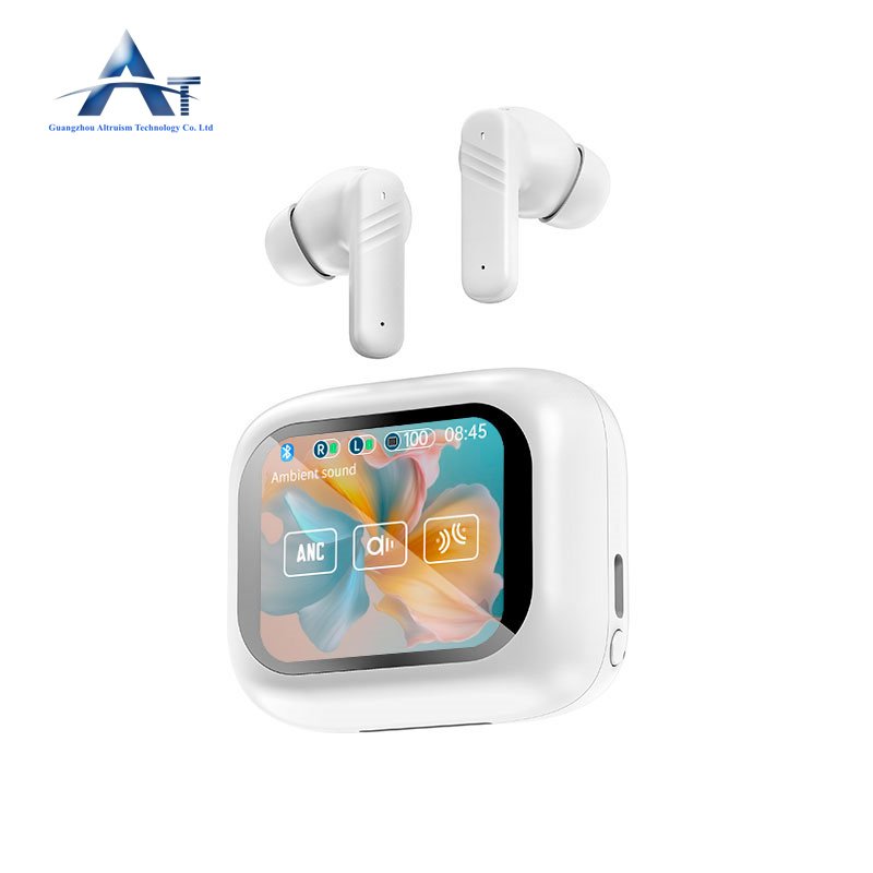 Noise Cancelling Smart Earphone TWS Headphone Touch Screen Control Wireless Headset Gaming Earbuds Outdoor Music Earphone