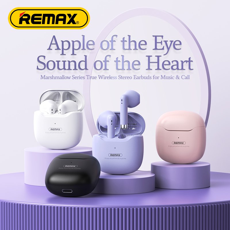 Remax Tws-19 In-Ear Tws Wireless Bluetooth Earphones Earbuds