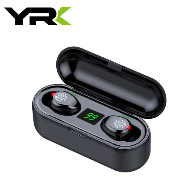 2021 Latest Factory Price F9 Tws Wireless Earphones Power bank Power Led Display F9 Earbuds Wireless Headphones Noise Cancelling