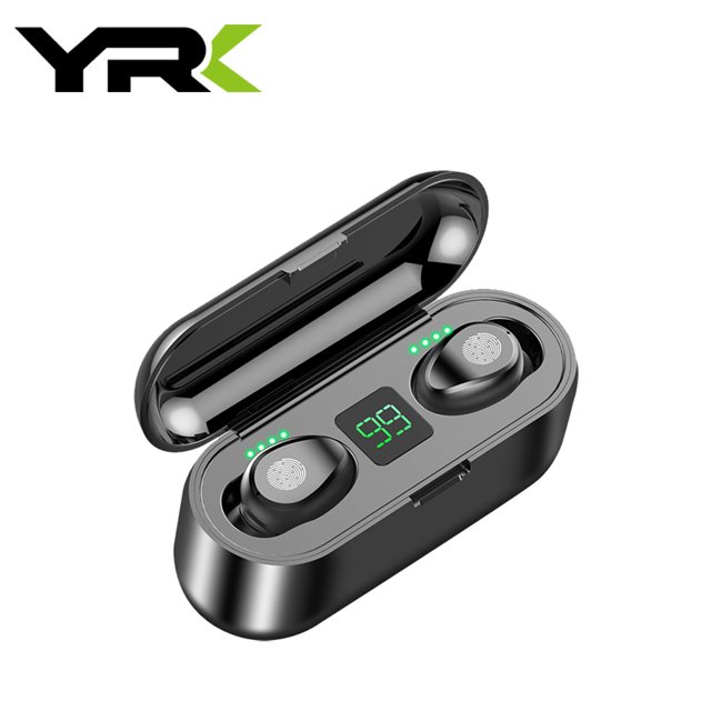 2021 Latest Factory Price F9 Tws Wireless Earphones Power bank Power Led Display F9 Earbuds Wireless Headphones Noise Cancelling