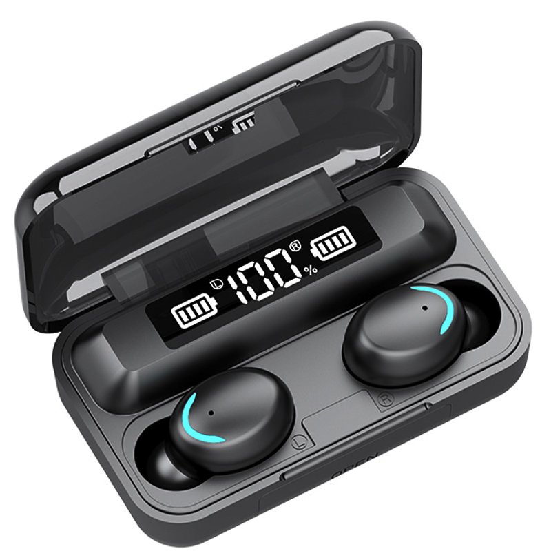 Hot Sale F9 5C Bth-F9-5 Earbuds Audifonos Auriculares F9-5 Wireless Earphones Wholesale Tws Earphone F9-5C with Power Bank