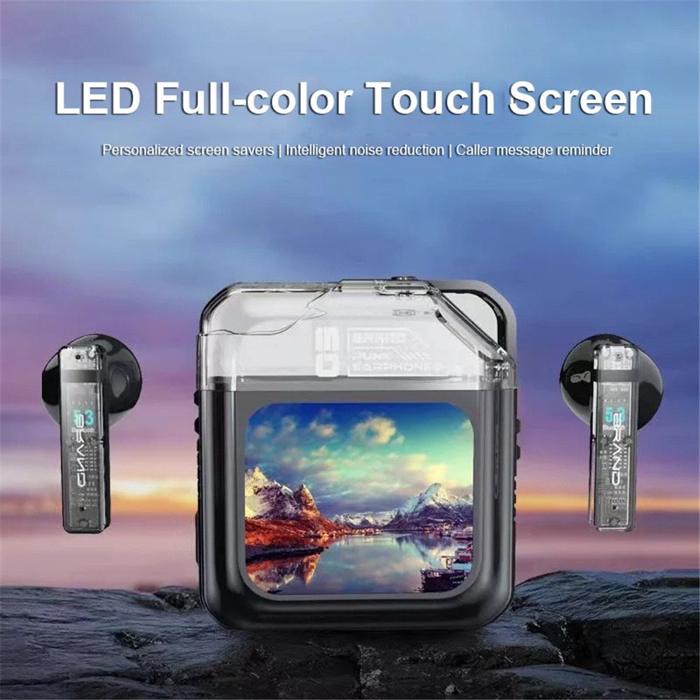In-ear Headset Led Touch Screen Digital Display Bt Headphone Tws Auriculares Audifonos Wireless Earbuds S10 color touch screen