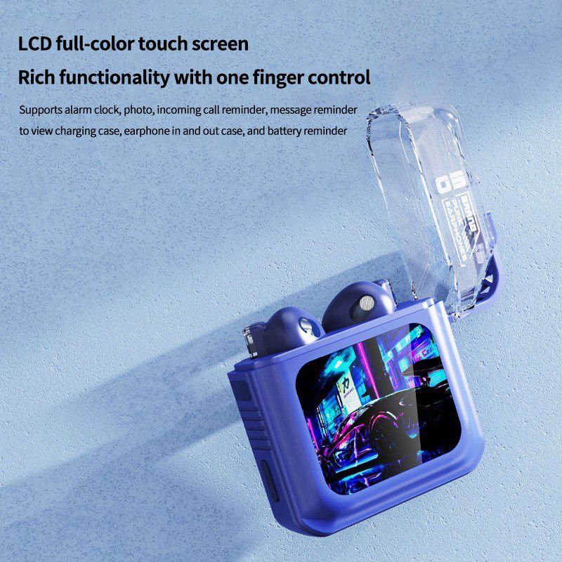 In-ear Headset Led Touch Screen Digital Display Bt Headphone Tws Auriculares Audifonos Wireless Earbuds S10 color touch screen