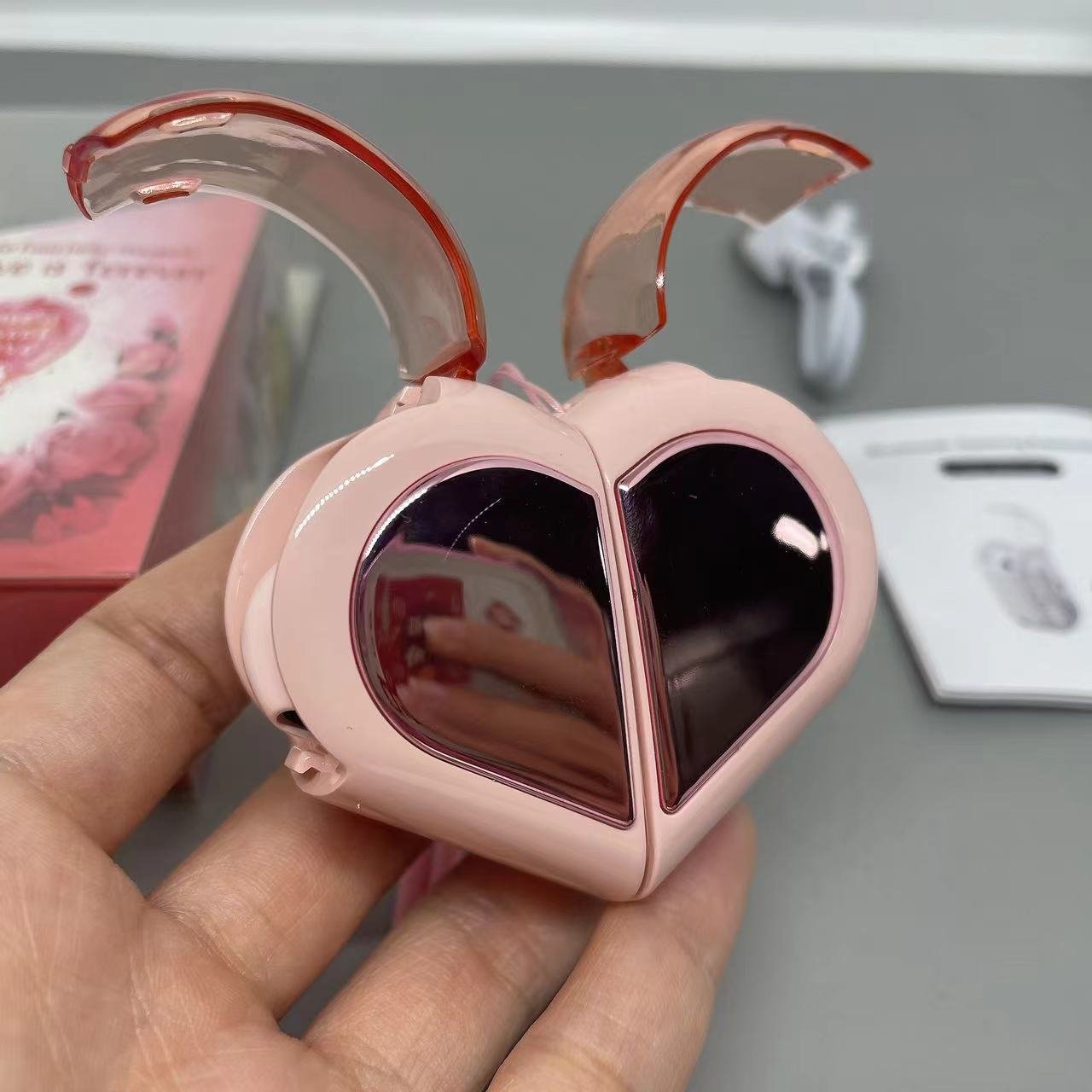 K-520 Pink Valentine's Day Gift for woman Wireless BT Headset True Wireless Earbuds Gaming Earphone Sport Headphone