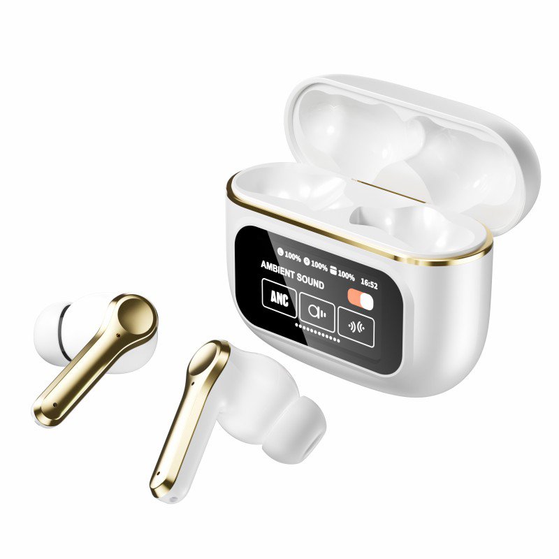 Touch Screen YX30 TWS Earphones High Quality ANC Big Battery True Wireless Earphones For Sport Gaming Running