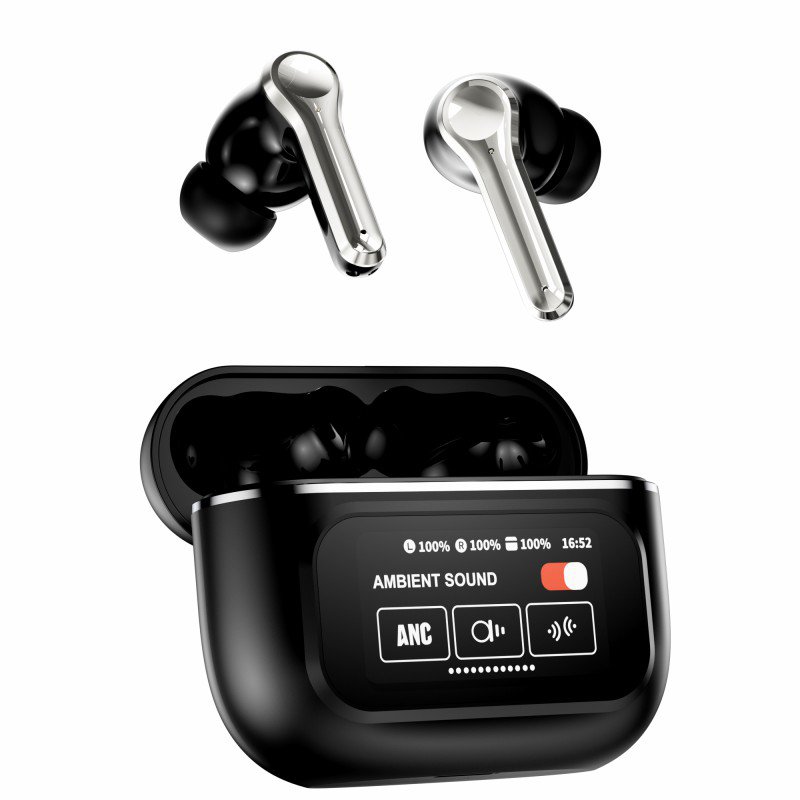 Touch Screen YX30 TWS Earphones High Quality ANC Big Battery True Wireless Earphones For Sport Gaming Running