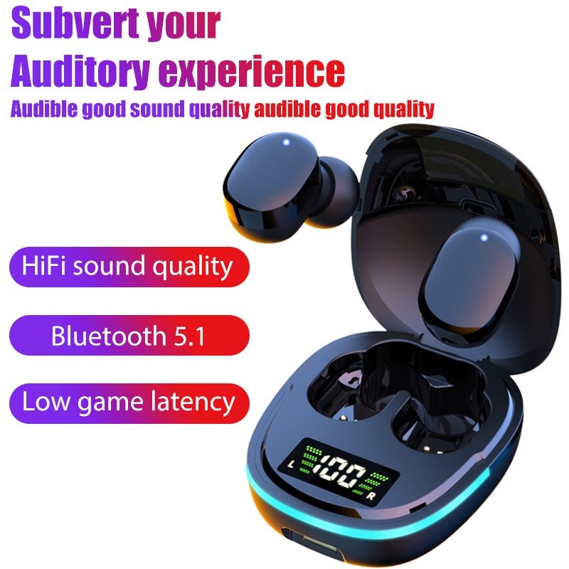 Hifi Coloful G9s Tws Anc G9s Earbuds Anc Fone Tws Sleep Earphone Audionic Earbuds Auriculares Gamer High Bass Earbuds With Mic
