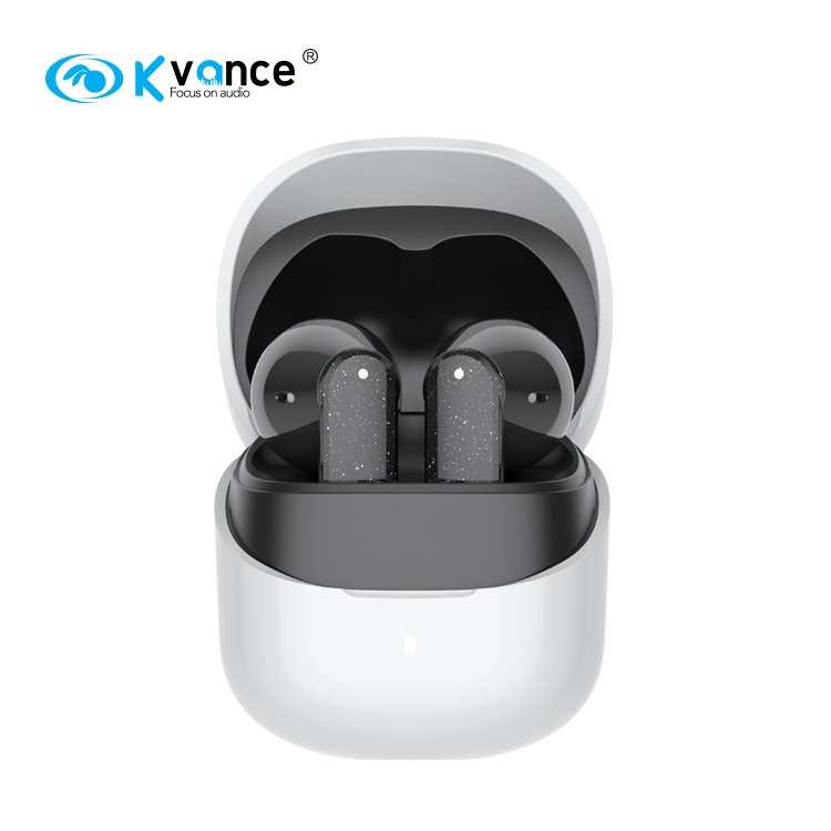 Kvance factory OEM ODM waterproof hifi earphones mini ture wireless tws earbuds hall switch ear buds