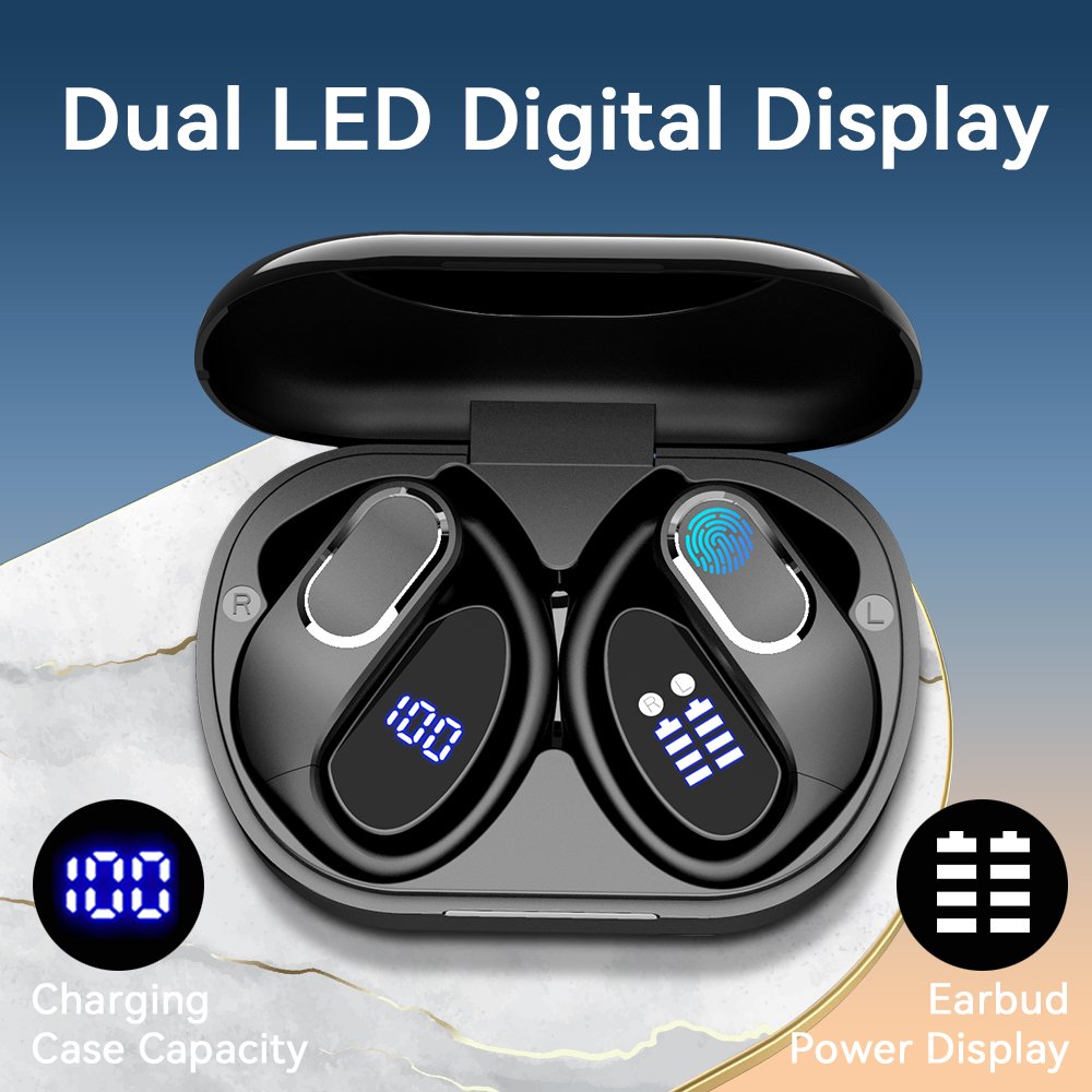 Hot Selling Q33 Wireless Ear-Hook Sports Earbuds TWS HIFI Sound Quality True Wireless Earphones with IPX-6 waterproof