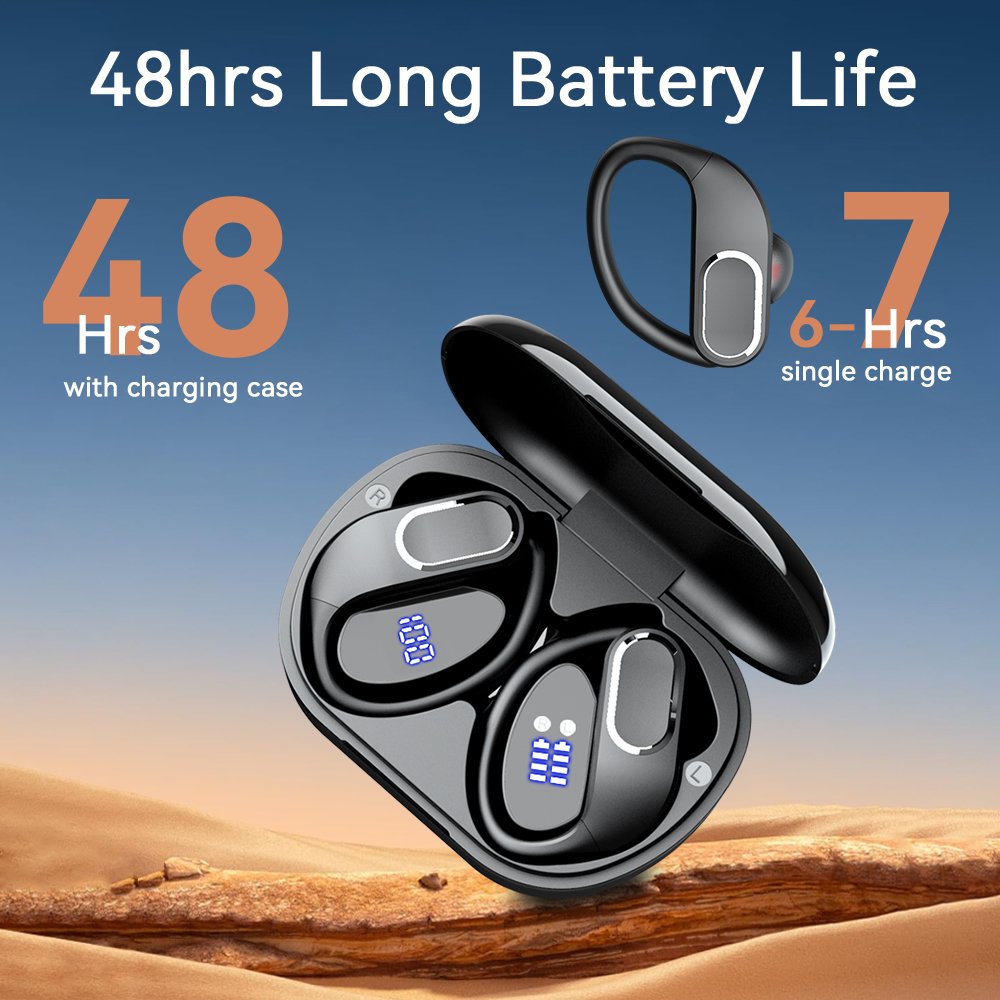 Hot Selling Q33 Wireless Ear-Hook Sports Earbuds TWS HIFI Sound Quality True Wireless Earphones with IPX-6 waterproof