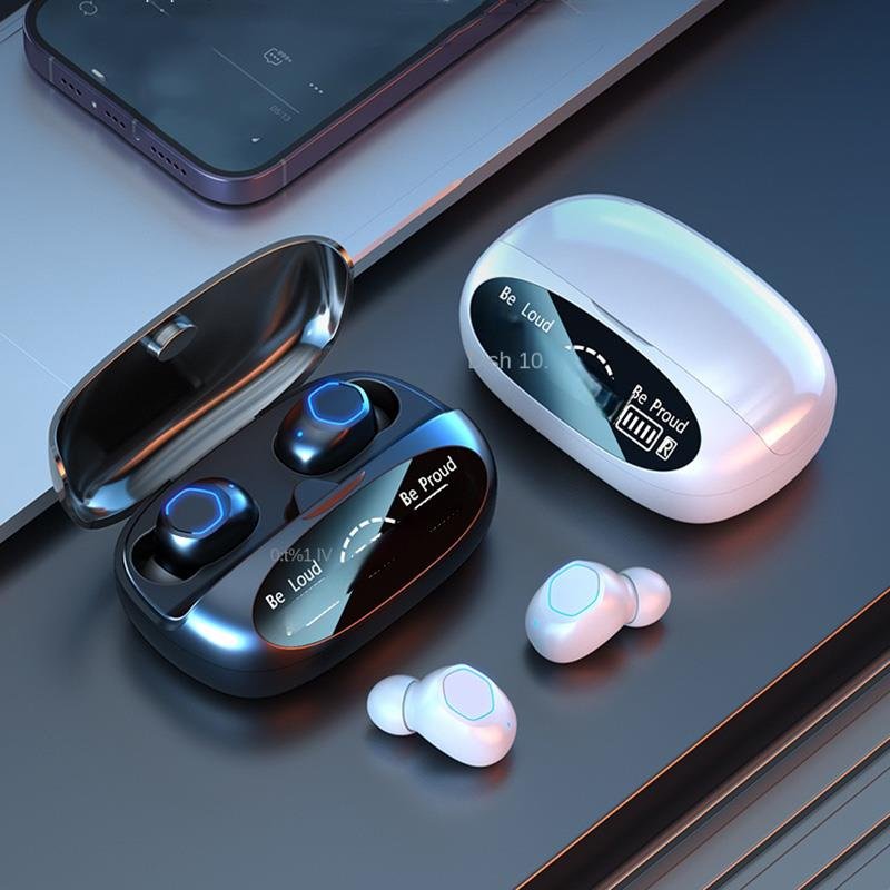 Audifonos True Stereo Earbuds 9D Wireless In-Ear Headphones Noise Cancelling Feature Digital Display Battery Indicator Hot