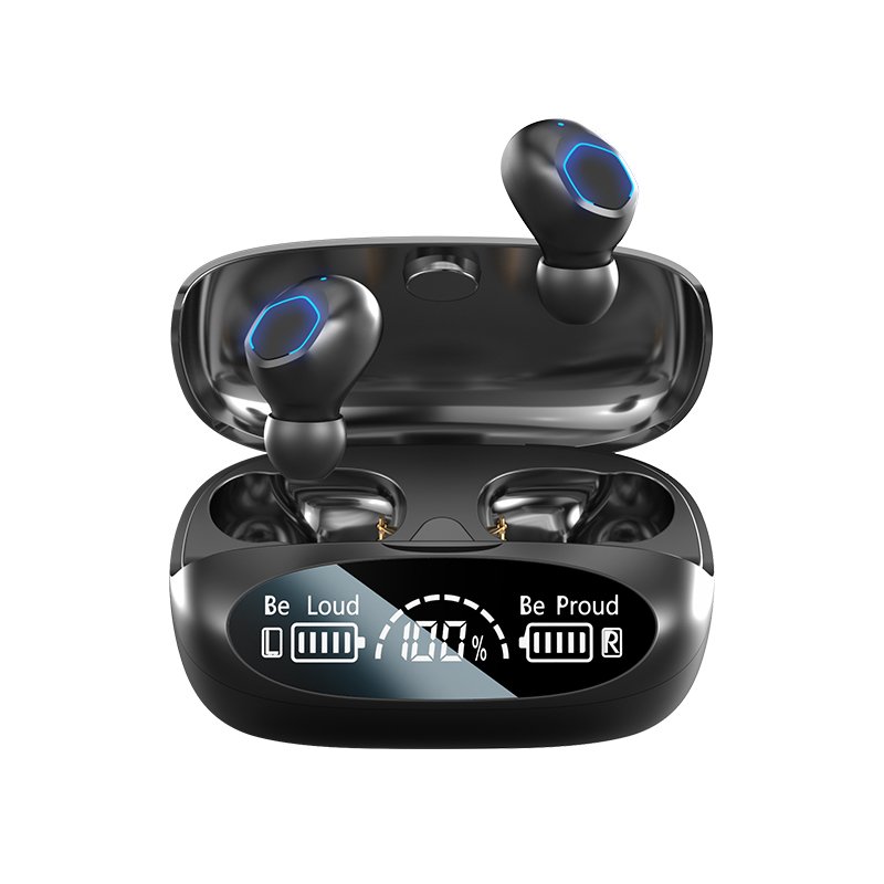 Audifonos True Stereo Earbuds 9D Wireless In-Ear Headphones Noise Cancelling Feature Digital Display Battery Indicator Hot