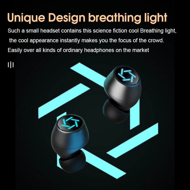 S15 True Wireless Stereo TWS Earbuds headphone noise cancelling earphone with power LED display