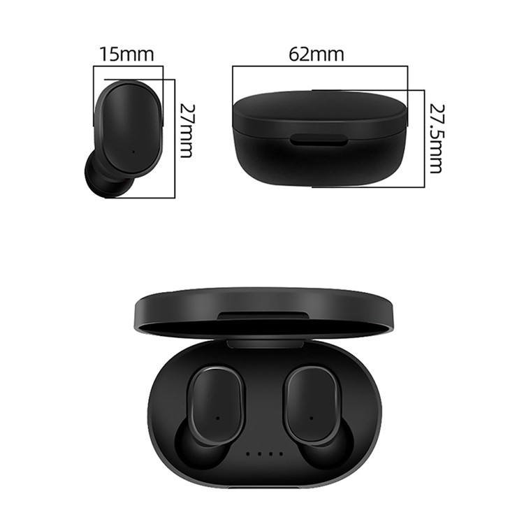 A6S Headsets Wireless Earbuds TWS Noise Cancelling TWS Earphones Headphones For iPhone Xiaomi Huawei Samsung Lenovo