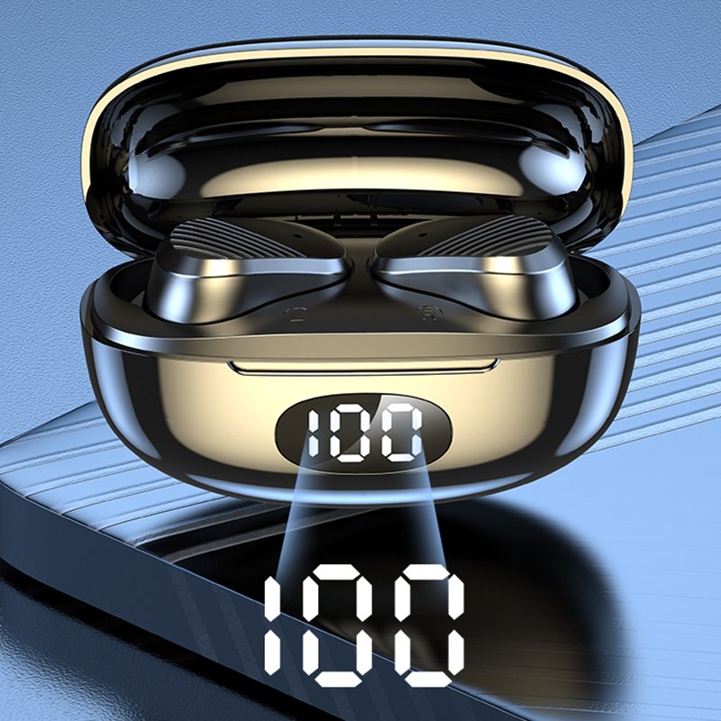 T2 Tws Earphones Bt5.2 Call Noise Reduction Headphones Mini Wireless Led Display Sports Earbuds
