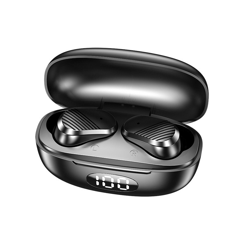 T2 Tws Earphones Bt5.2 Call Noise Reduction Headphones Mini Wireless Led Display Sports Earbuds