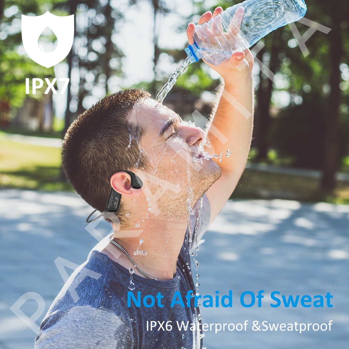 R8 Newest High Quality Bone Conduction Earphones IPX6 Waterproof BT 5.3 Headphones with MIC for Sports