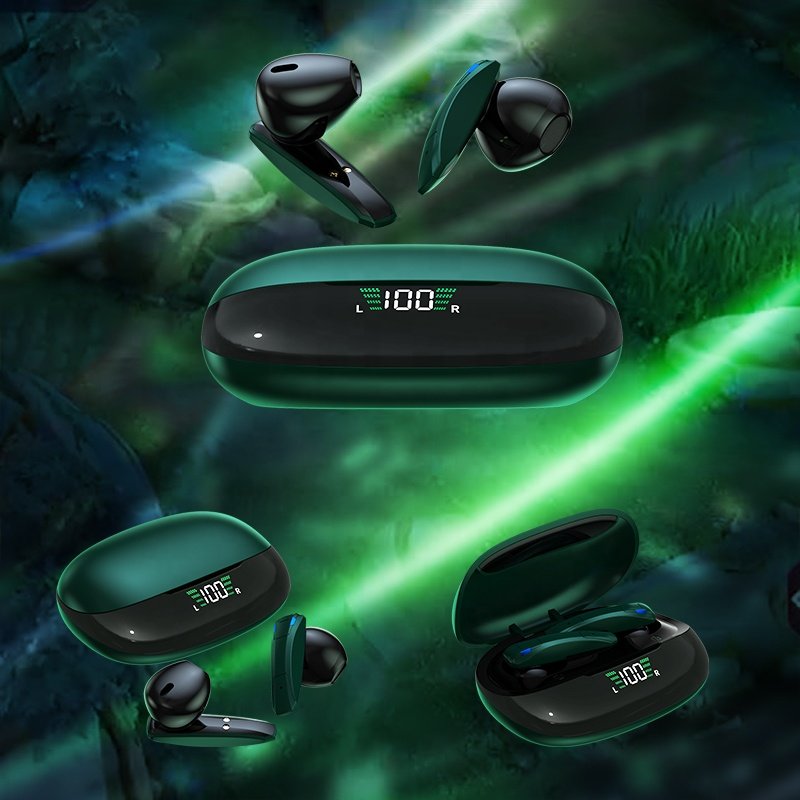 Tws Earbuds Portable Earphone Stereo Earbuds With LED Display headphones wireless headphones