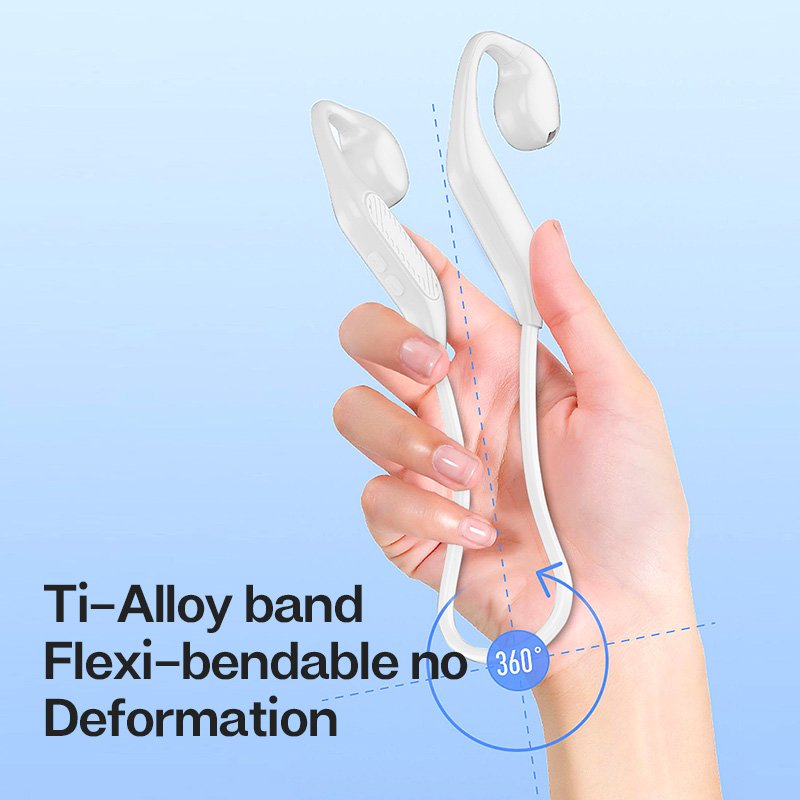 2024 New Trend sports ear hanging air conduction bluetooth earphones Outdoor Waterproof Open ear headphone with Microphone