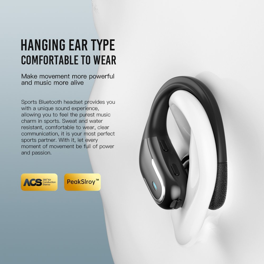 2024 New Wireless BT Headphones HIFI High Sound Quality Ear Mounted Sports Earphones For Huawei Android Earbuds
