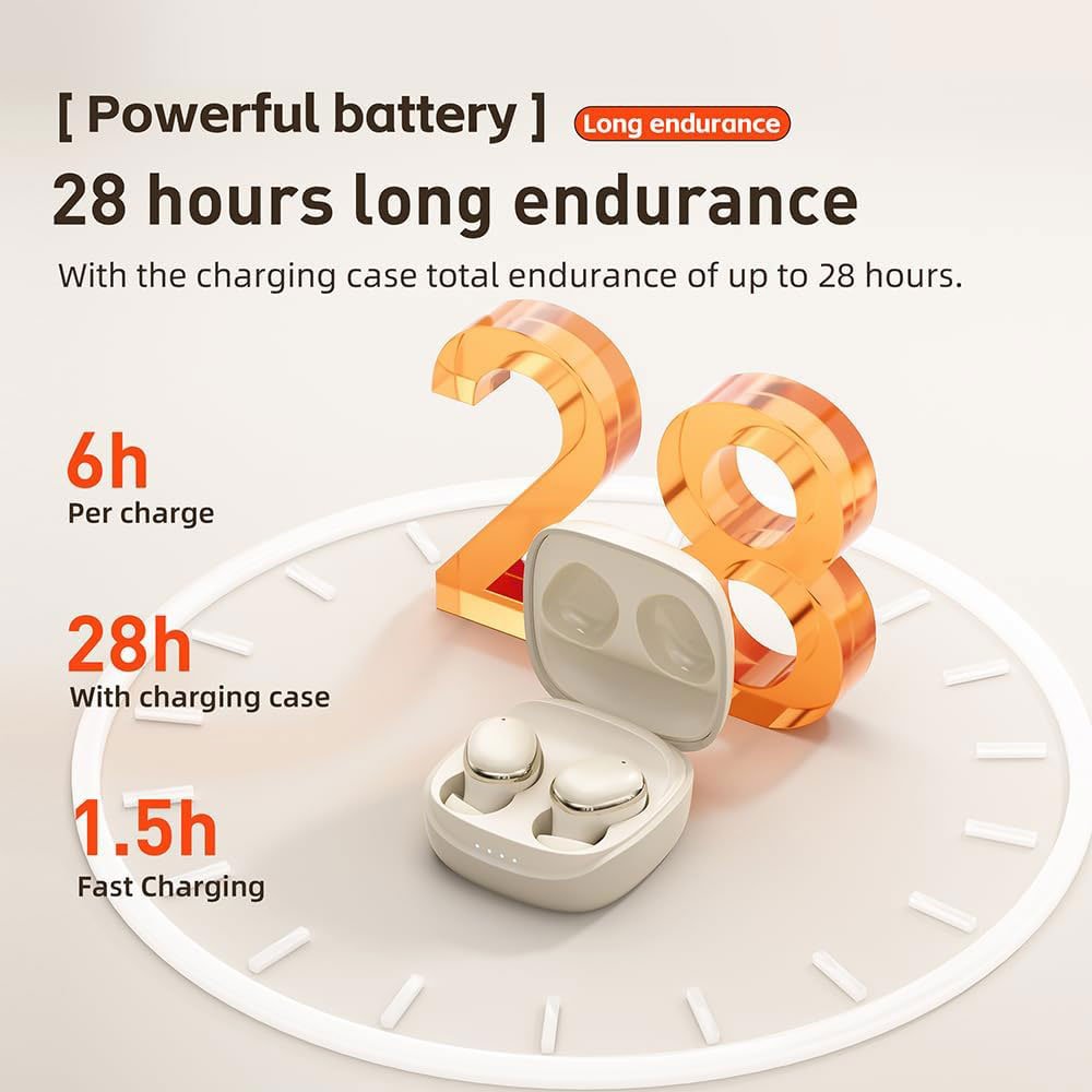 TWS Earphone True Wireless Earbuds Noise Cancelling HiFi Stereo Sport Earbuds HD Sound Quality Earphones