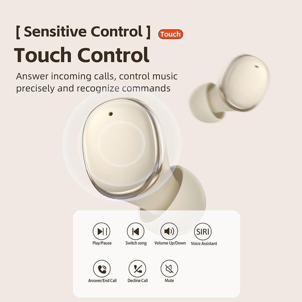 TWS Earphone True Wireless Earbuds Noise Cancelling HiFi Stereo Sport Earbuds HD Sound Quality Earphones