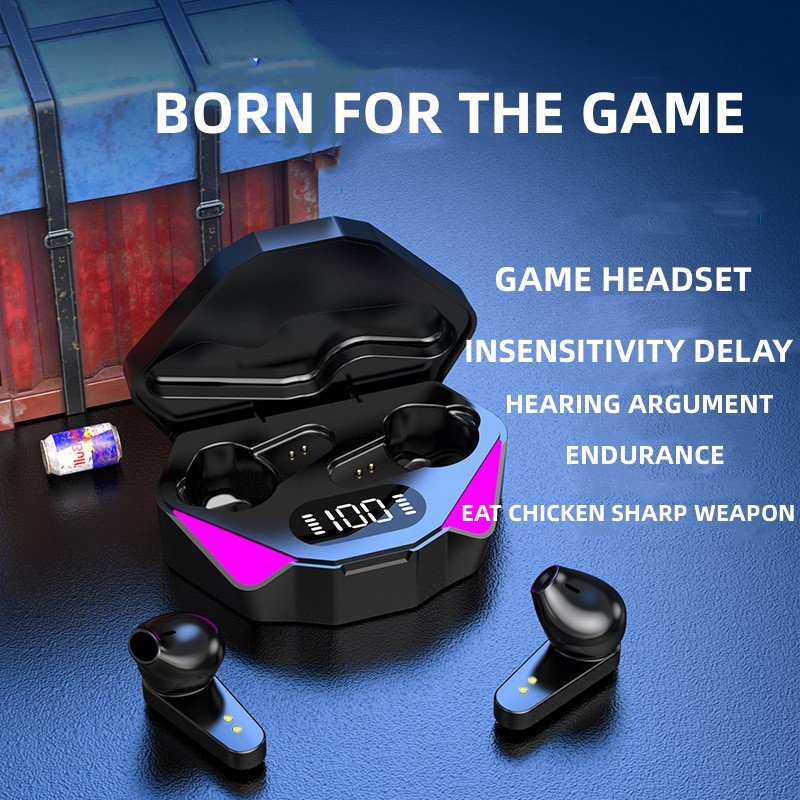 TWS X15 In-Ear Wireless Headphones 5.3 Earbuds Noise Cancelling Stereo Sound Waterproof Gaming Headset Music V5.3