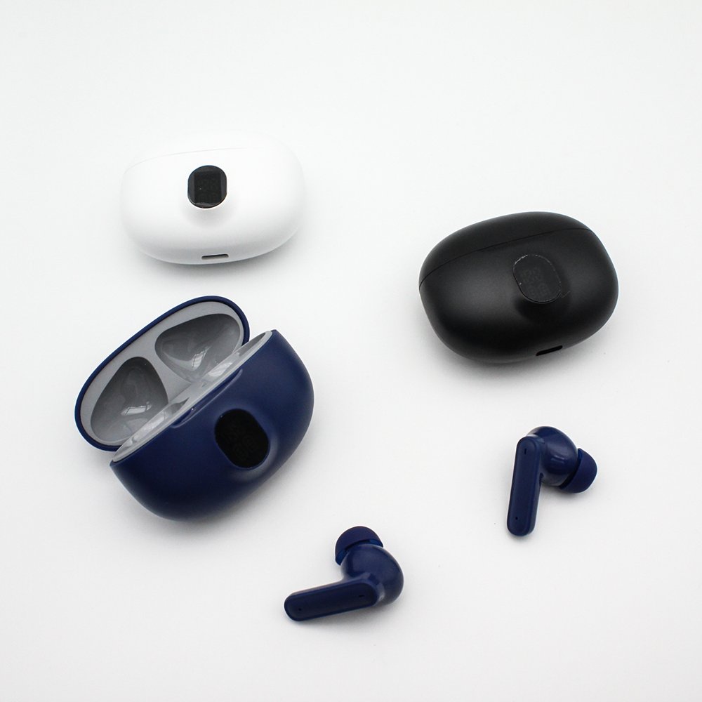 2024 New TWS Headphones F04 Wireless Earphone TWS F04 Earbuds Noise Cancelling Digital Display In Ear Headset Headphone TWS